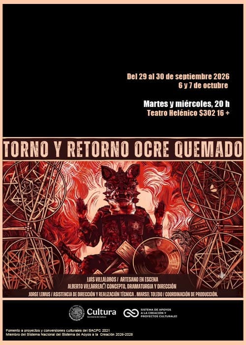 TORNO Y RETORNO, OCRE QUEMADO