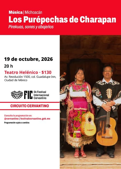 54 FESTIVAL INTERNACIONAL CERVANTINO LOS PUREPECHAS DE CHARAPAN